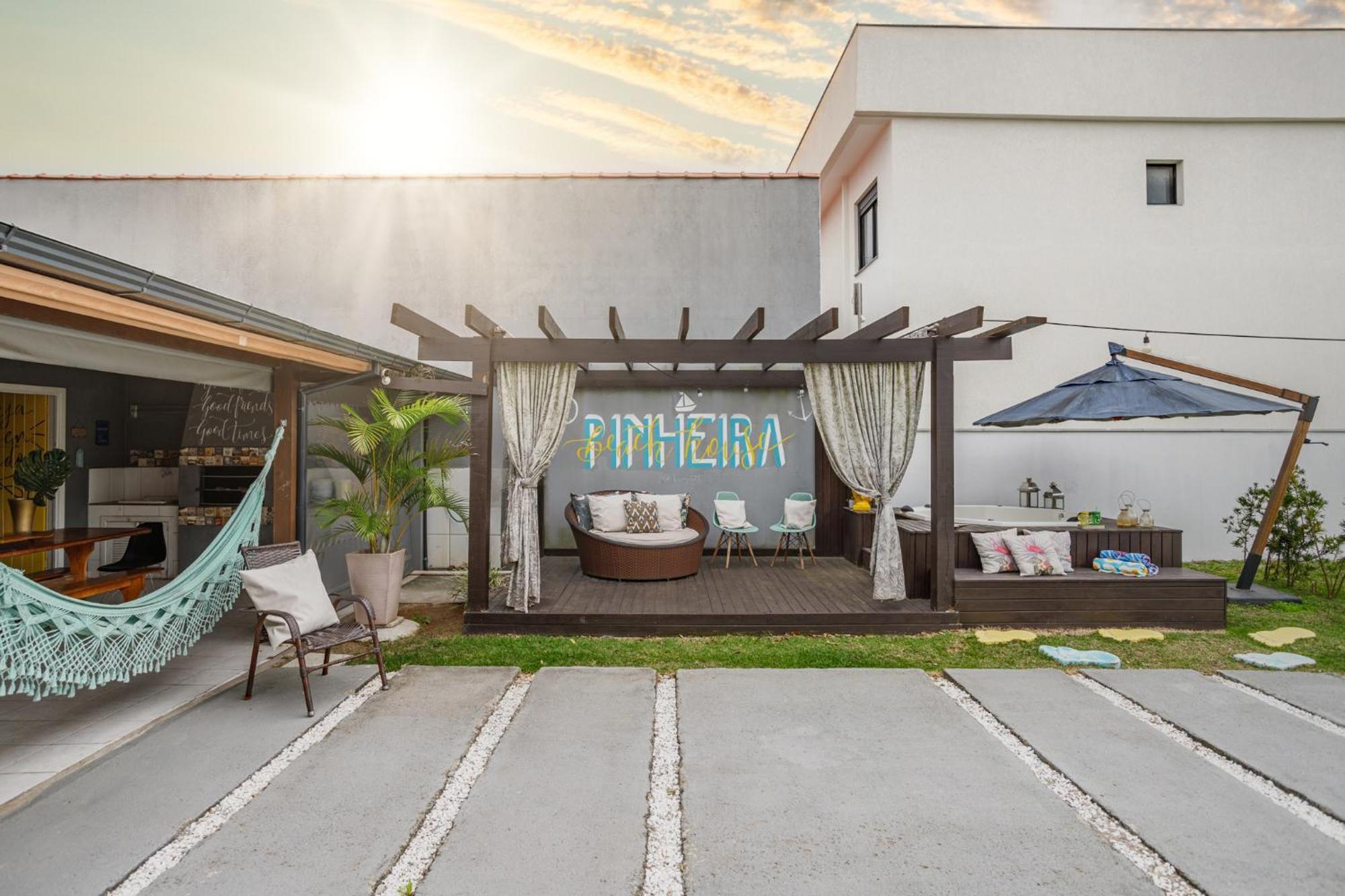 Вилла Pinheira Beach House Com Jacuzzi Пальоса Экстерьер фото
